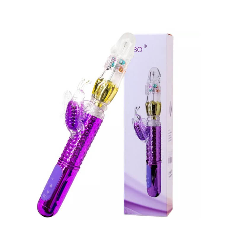 Vibrador Mariposa 36 Vibraciones Potente Rotación 360°