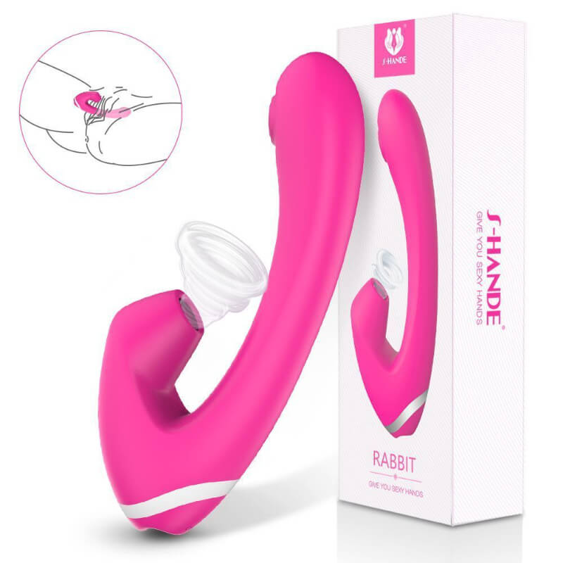Rabbit Succionador Vibrador Shande: Dildo Clítoris y Zonas Erógenas | Sex Toy Premium