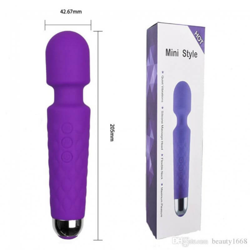 Vibrador tipo Hitachi Wanda masajeador 20 tipos de vibración