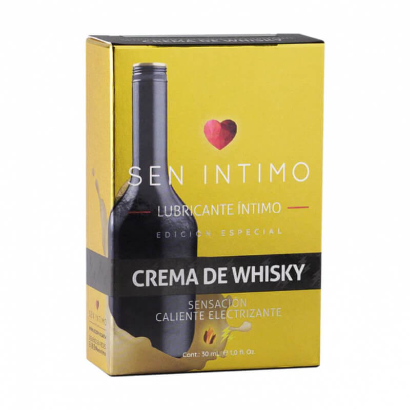 Lubricante Caliente Electrizante Sen Intimo Crema De Whisky 30ml