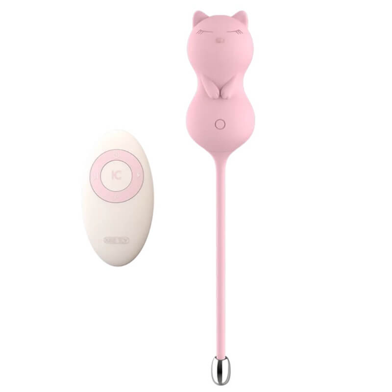 Huevo vibrador gatito Paula inalámbrico con control remoto