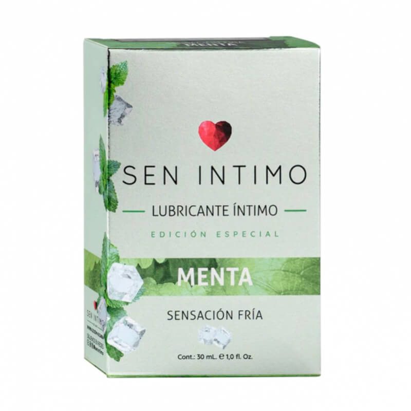 Lubricante Intimo Sensación Fria Sen Intimo De Menta 30ml
