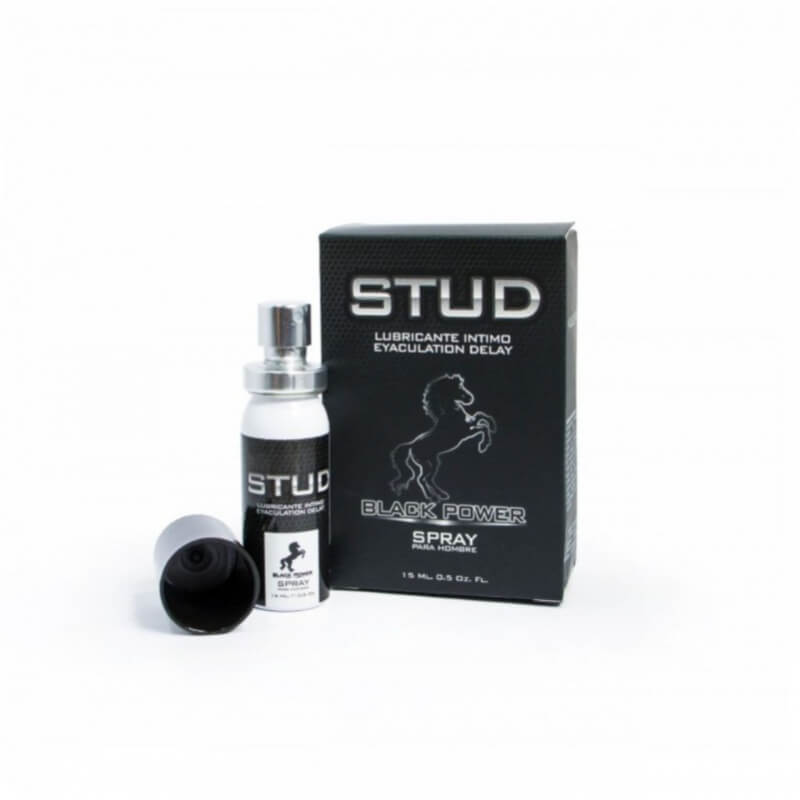 Retardante Stud Black Power - Prolonga el Placer Masculino, Retarda la Eyaculación