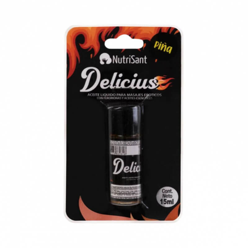 Aceite Caliente Para Masajes Delicius 15ml