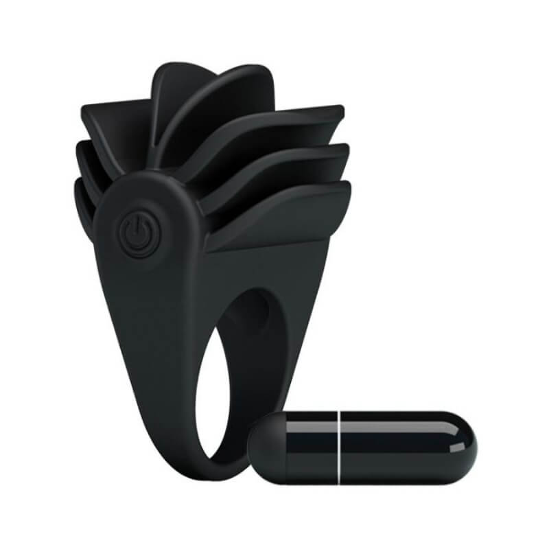 Anillo vibrador retardante de eyaculación chester silicona