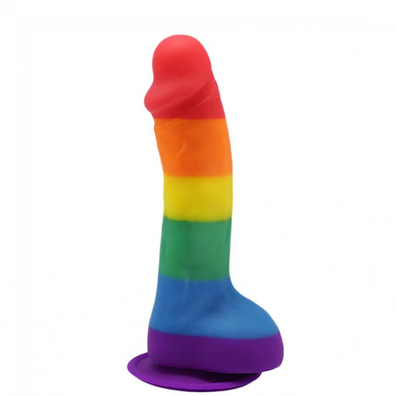 Dildo arcoíris consolador pride