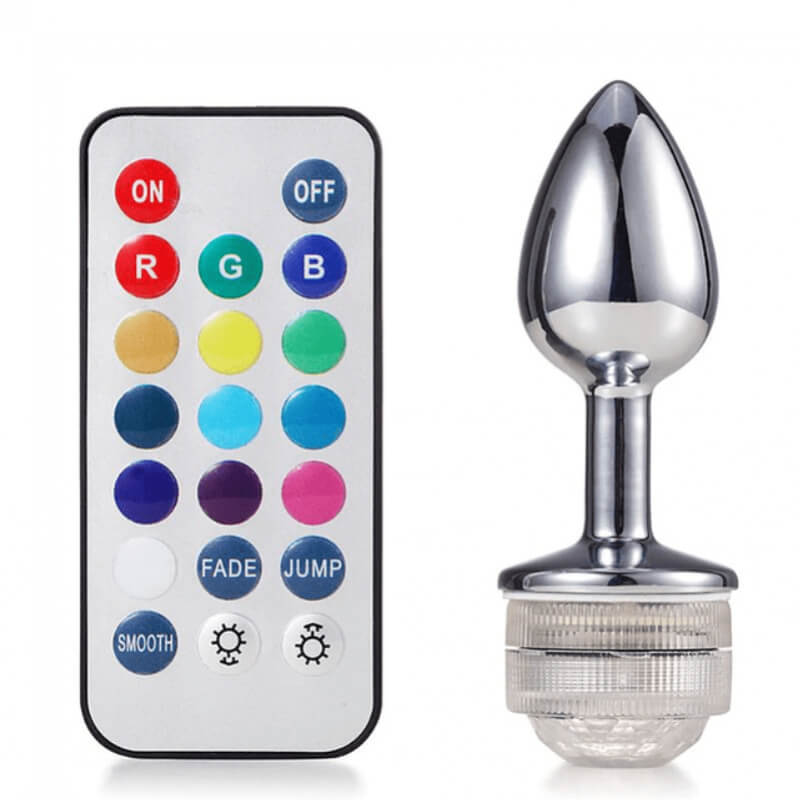 Plug anal con luces led