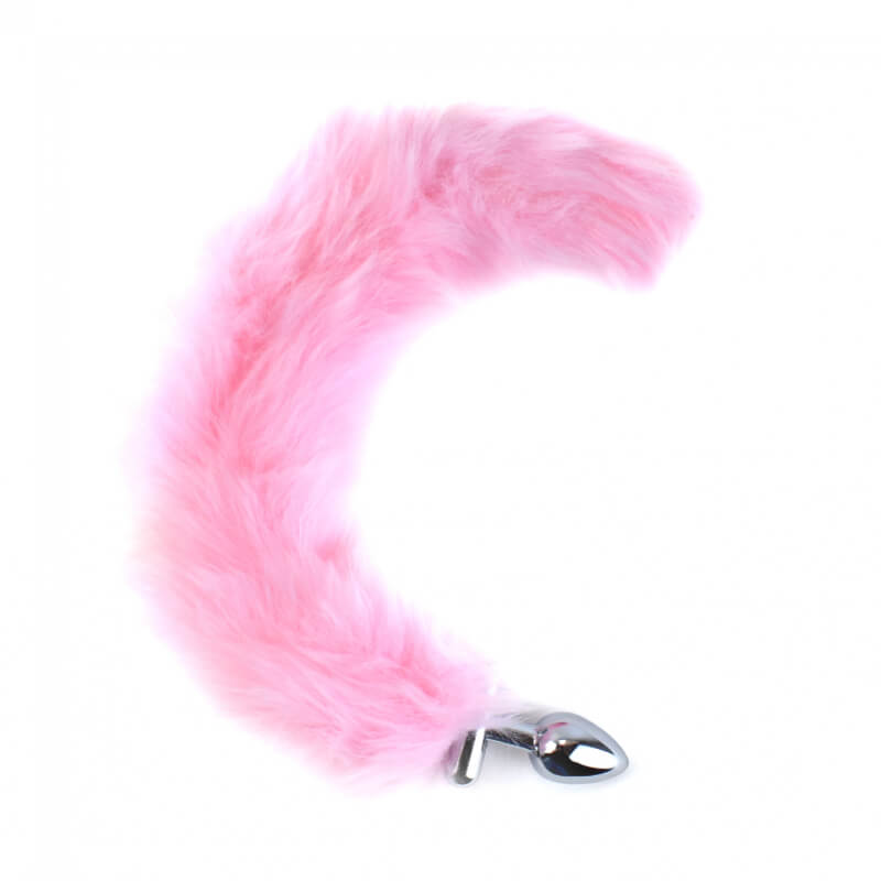Plug Anal con Cola Cotton rosa