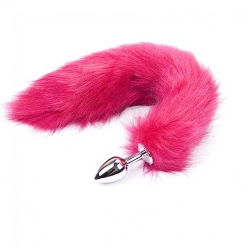 Plug Anal Con Cola Poison fucsia