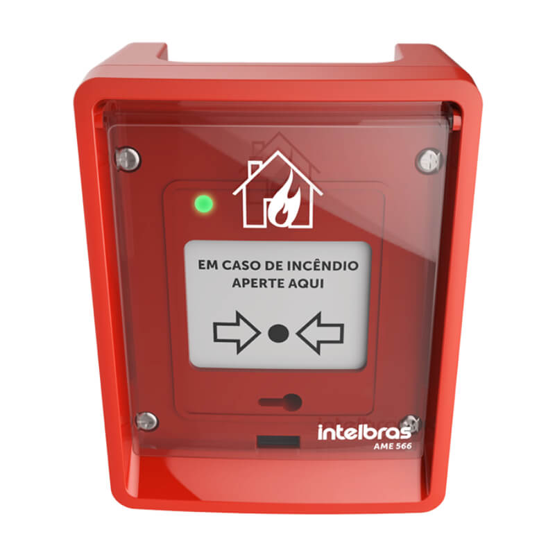 INTELBRAS ACCIONADOR MANUAL DIRECCIONABLE CON SIRENA AME 566