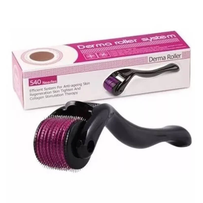 Dermarroller Rodillo Estimulador para Barba y Cabello | Activa Folículos y Aumenta el Crecimiento