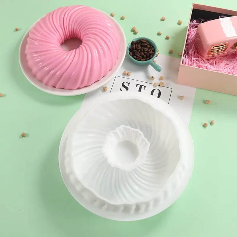 Moldes de silicona con diseño de DONA GIGANTE (3 diseños) para uso en chocolate, velas, pastelería. Descuento (precio unitario en la descripcion)