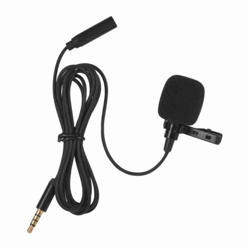 MICROFONO DE SOLAPA LAVALIER DE ALTA CALIDAD CON CLICK