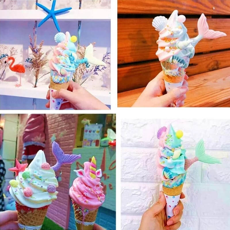 Moldes de silicona con diseño COLAS DE SIRENAS para uso en chocolate, resina, fondant, porcelana fría. (valores unitarios en la descripcion)