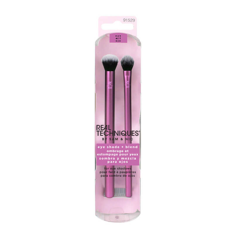 Set de dos brochas para ojos