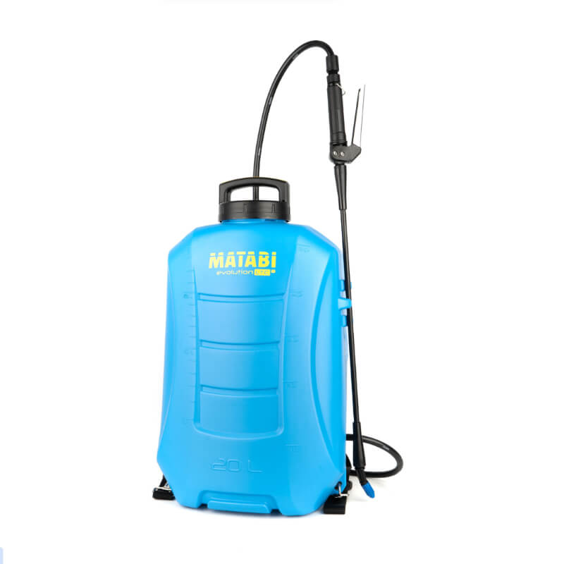 Pulverizador Eléctrico Matabi Evolution 20 LTC-S: 20 Litros de Capacidad
