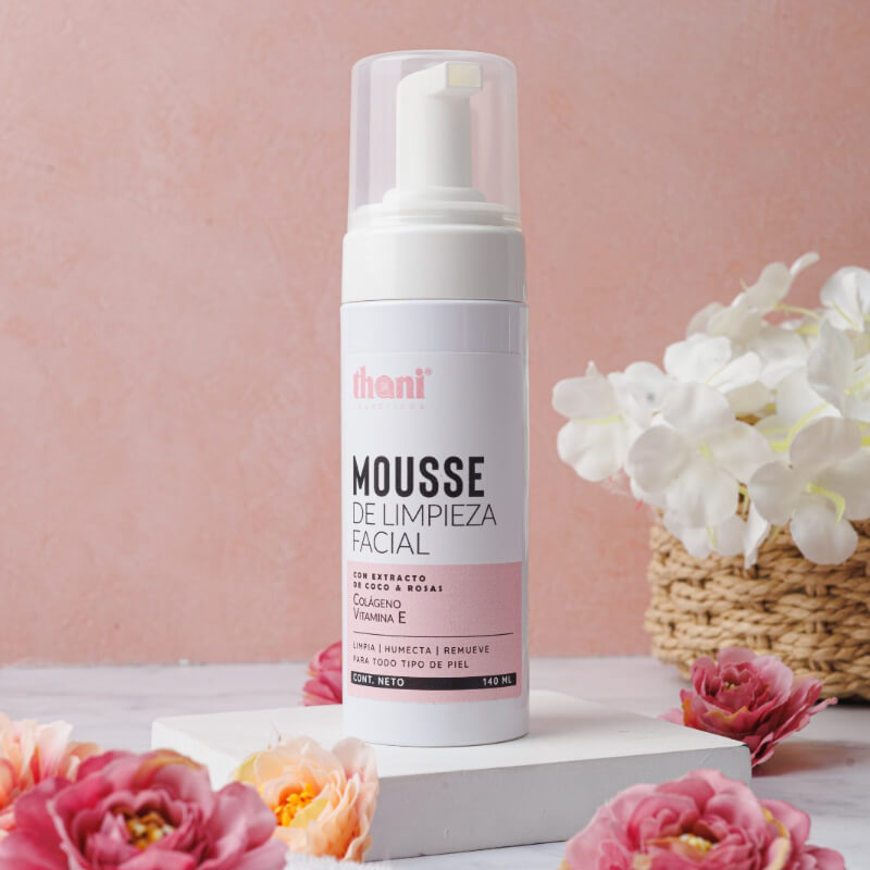 Mousse de Limpieza Facial Coco & Rosas