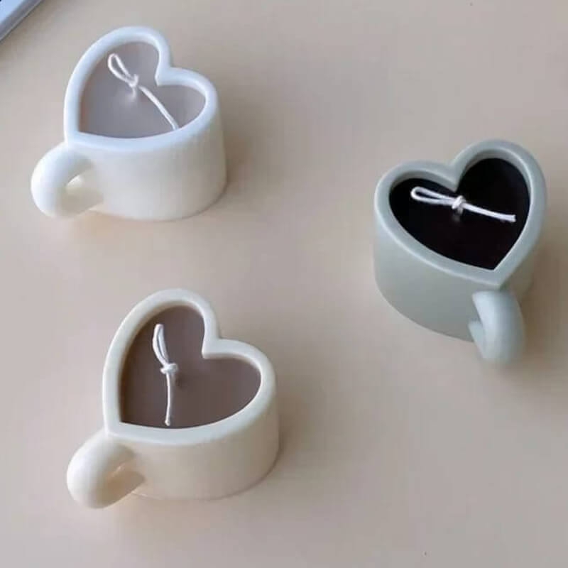 molde de TAZA CORAZON S