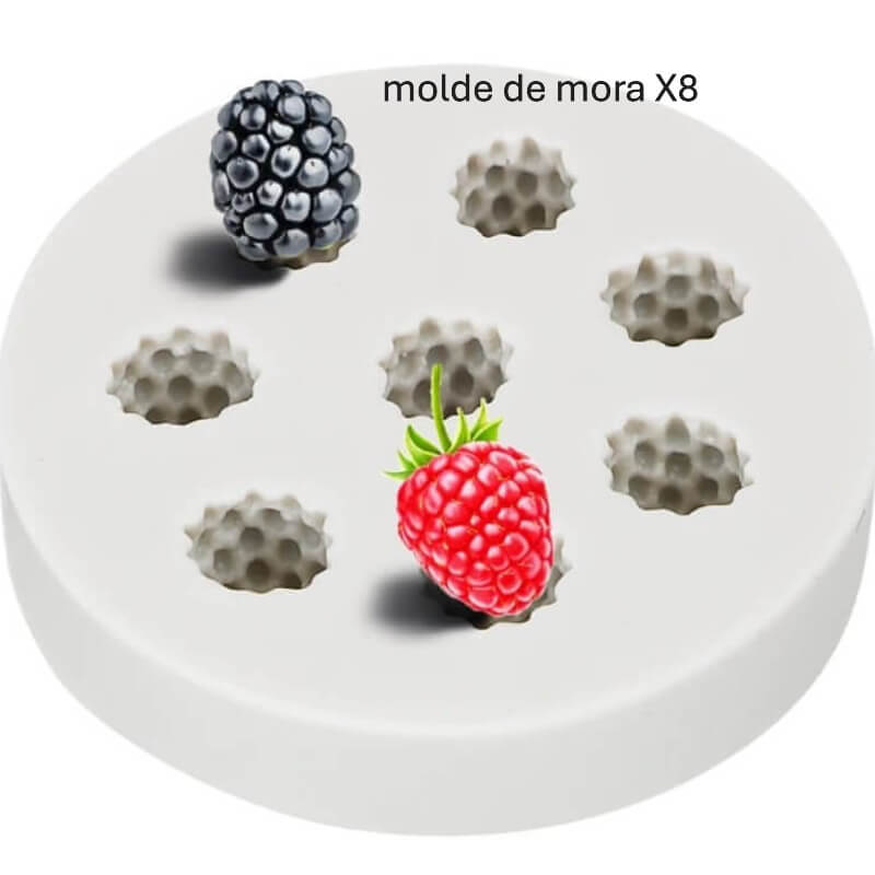 molde de mora X8