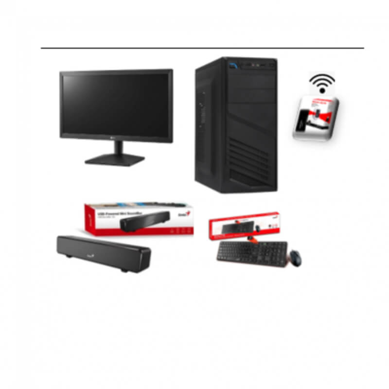 COMPUTADOR ESCRITORIO PROCESADOR INTEL I7 11GEN MEMORIA 16 GB RAM 1TB SSD DISCO MONITOR LG 19.5