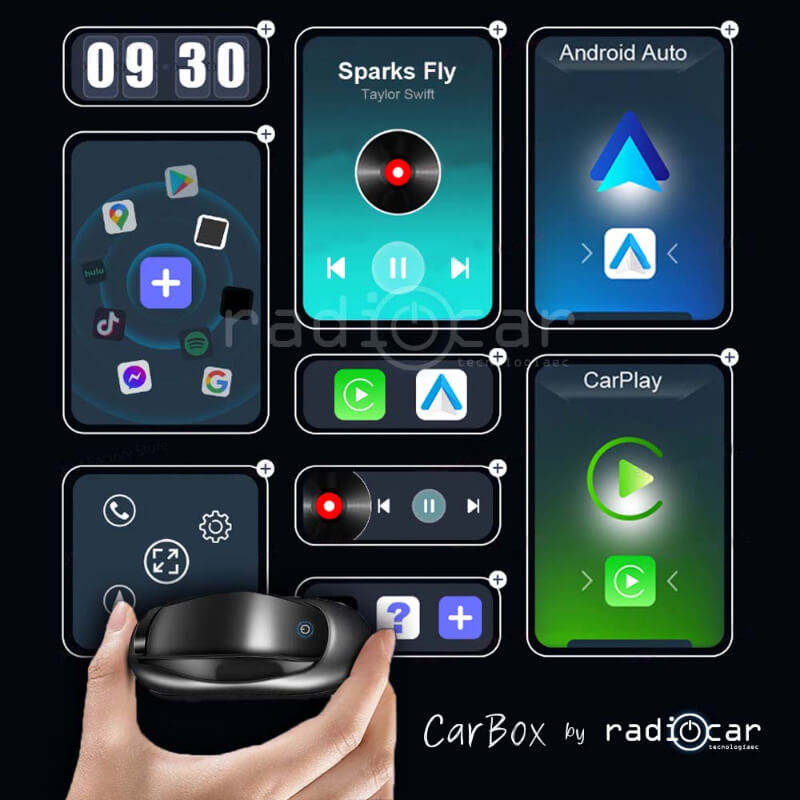 Carbox Convertidor CarPlay AiBox Inalámbrico