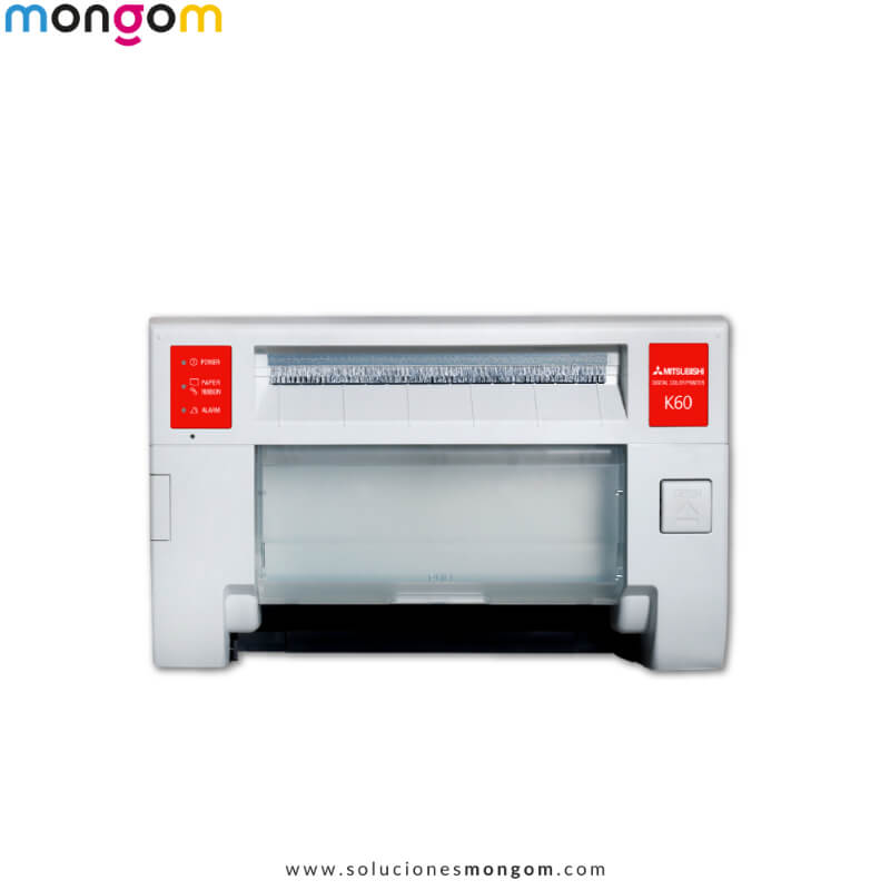 Impresora Fotográfica Mitsubishi CP-K60DW-S | Compacta, Multiformato y Eficiente | Tecnología de Rebobinado y Acabado Mate | Soluciones Mongom
