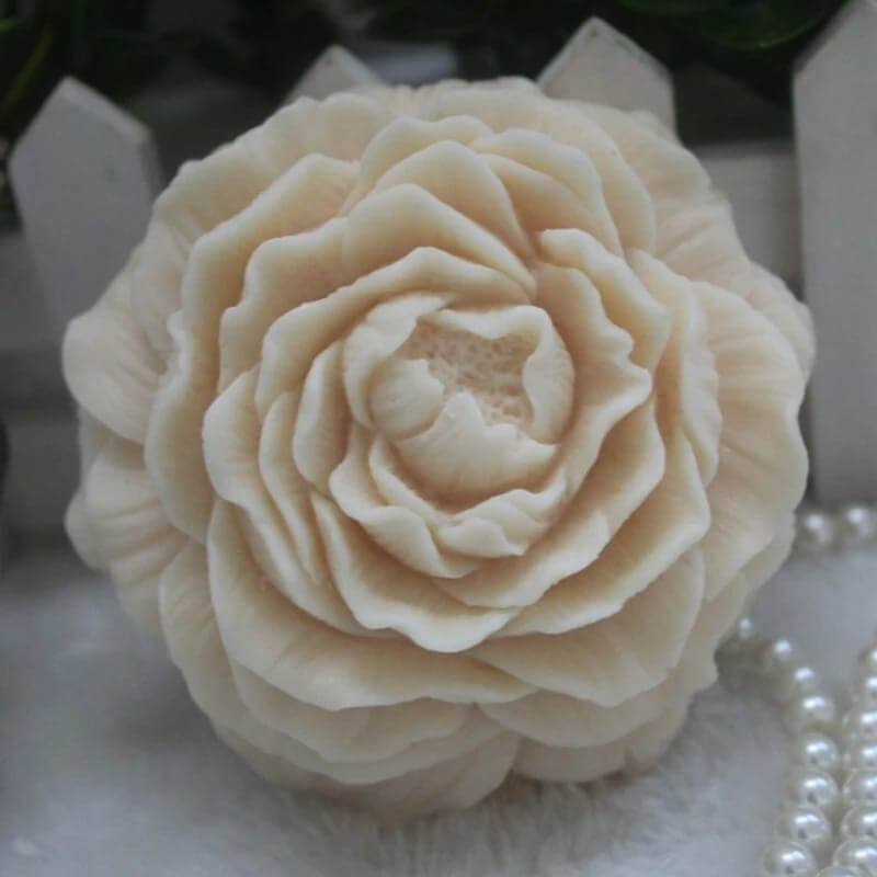 Molde de silicona con diseño ROSA XXL 3D para uso en Velas, Jabones, resina, chocolate o yeso. descuento