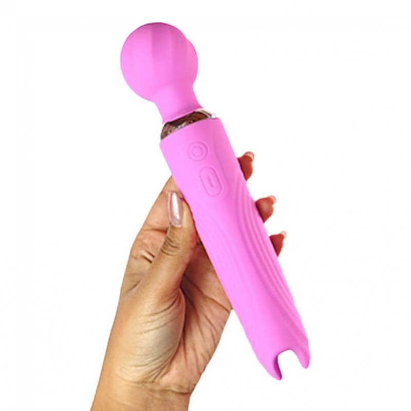 Vibrador URSULA Hitachi Masajeador 2 en 1 Recargable con Estimulador Clítoris - Placer Intenso