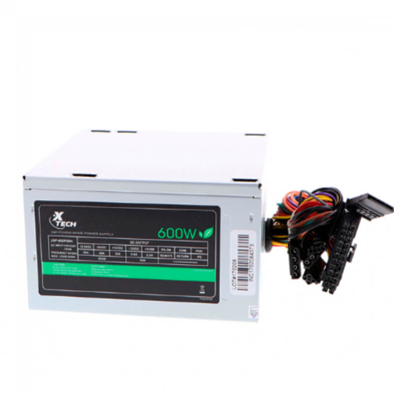 FUENTE DE PODER DE 600W CON 2 CONECTORES SATA