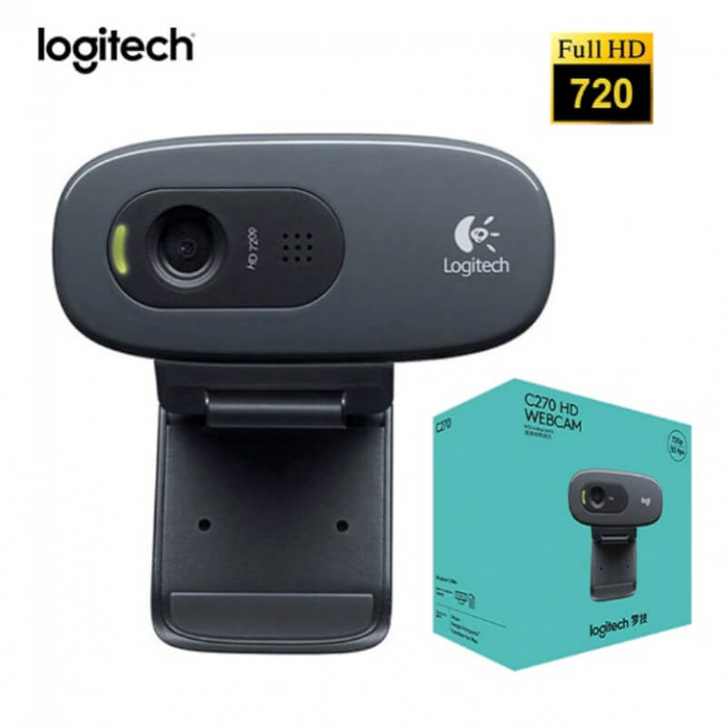 CAMARA WEB LOGITECH C270 HD 1280X720 3MP, MICROFONO