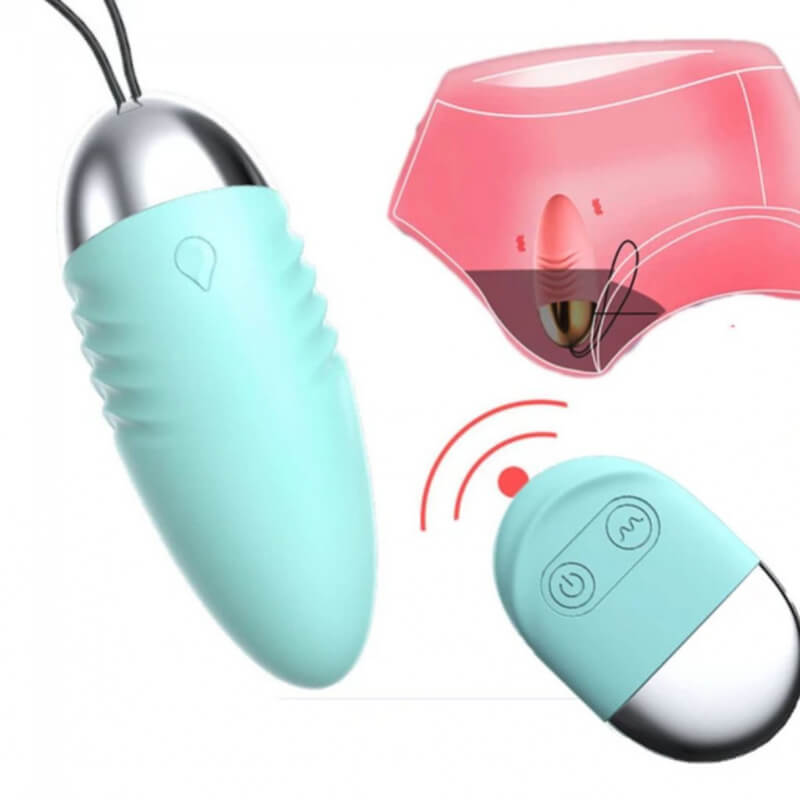 Huevo vibrador Lilo baterías 10 tipos de vibración y control remoto