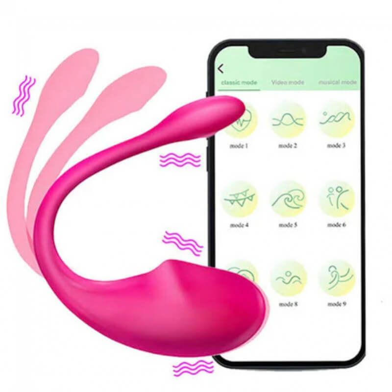 Huevo vibrador funciona con bluetooth y app - juguete interactivo sexy lover larga distancia