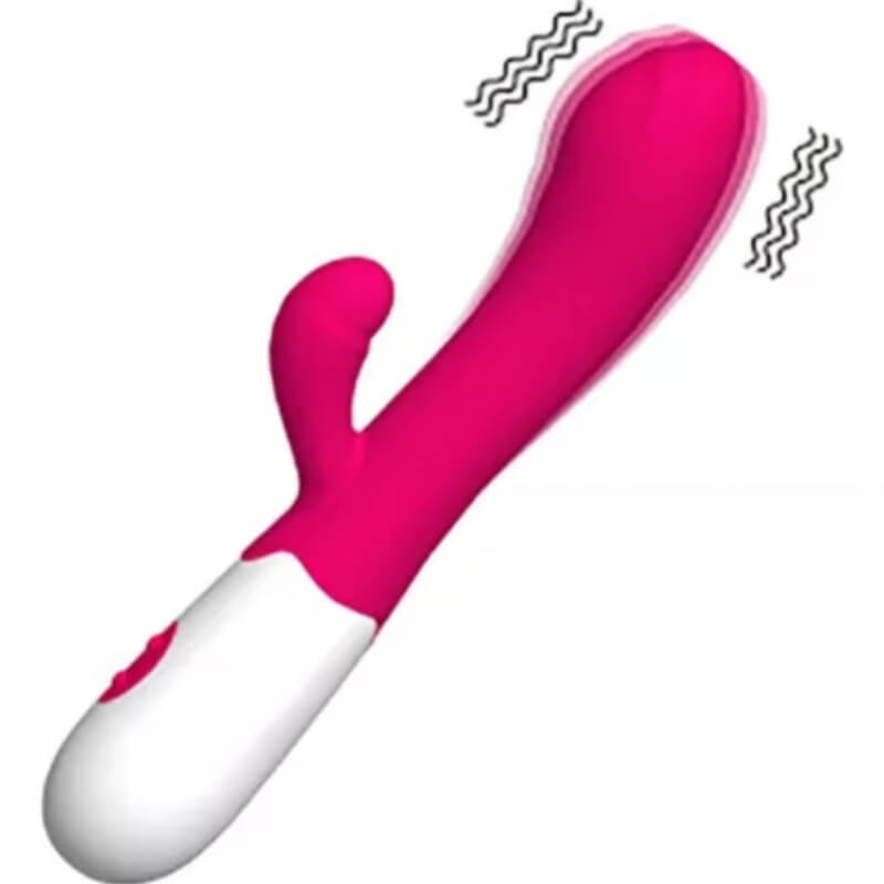 Vibrador rabbit con estimulador de clitoris 10 tipos de vibración punto G