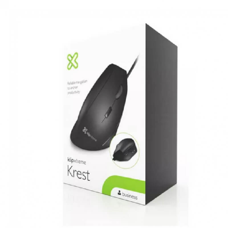 MOUSE VERTICAL ERGONÓMICO KMO-505 CABLE USB KLIPXTREME
