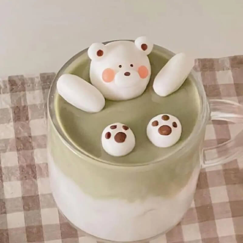 Moldes de silicona con diseño de Oso y Gato NADANDO para uso en Velas, Jabones, chocolate, resina, fondant, yeso. (precio unitario) descuento