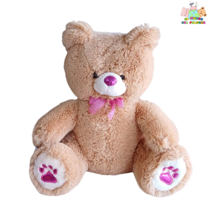 Oso XV #1 - Peluche con Corazón o Letrero TQM | 52 cm | El Mundo del Peluche