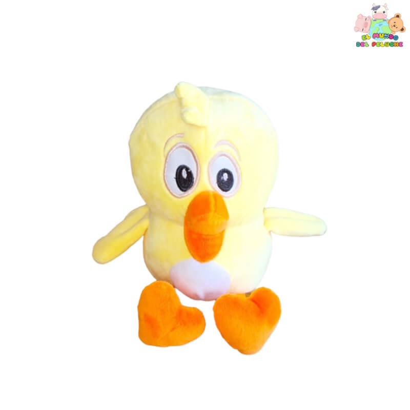 Pollito de Peluche #1 - Amarillo con Pico Naranja | 16 cm | El Mundo del Peluche