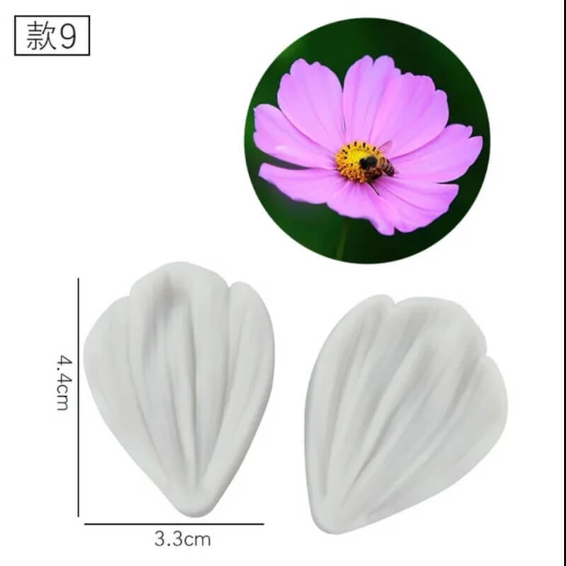 Molde de silicona VEINER DE PETALOS DE FLOR para uso en porcelana fría, fondant, polymer. descuento