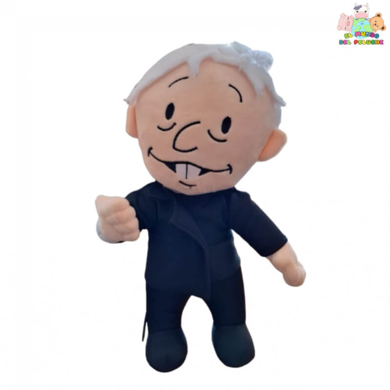 Pejeluche Presidencial – Réplica de Peluche Presidente López Obrador – El Mundo del Peluche