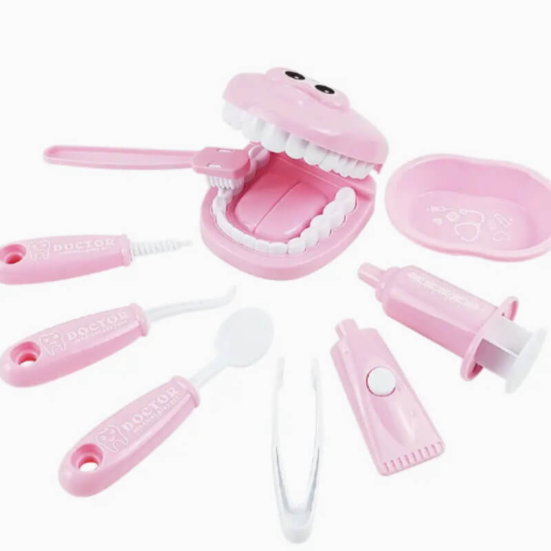 Set de dentista rosado