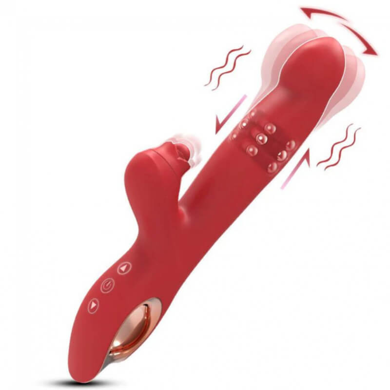 VIBRADOR RABBIT EROS CON CABEZA EN MOVIMIENTO ESTIMULADOR