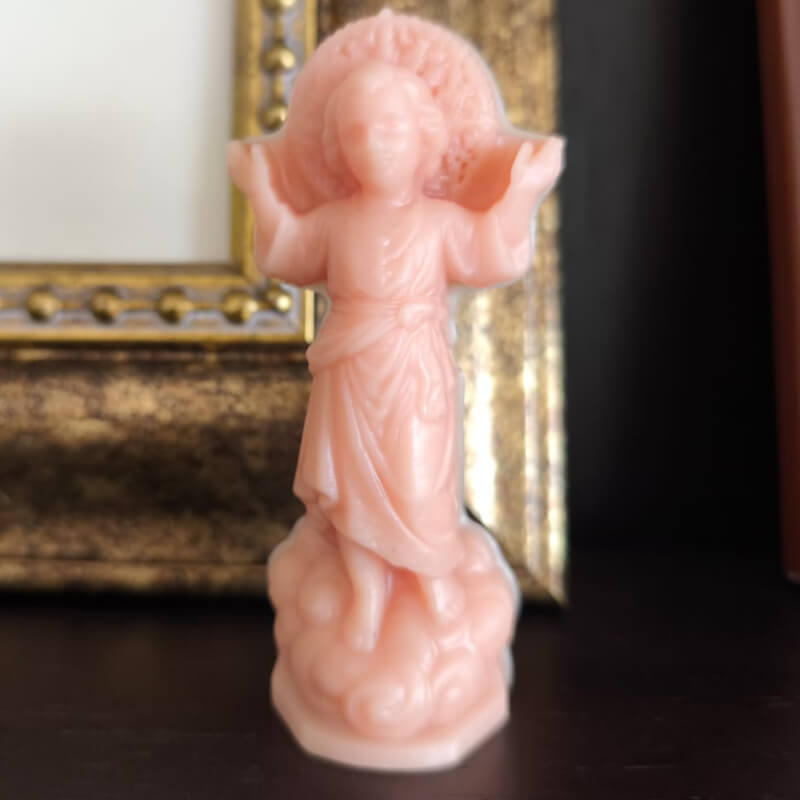 Molde de silicona con diseño de Divino Niño Humanizado para uso en Velas, Jabones, resina, chocolate.