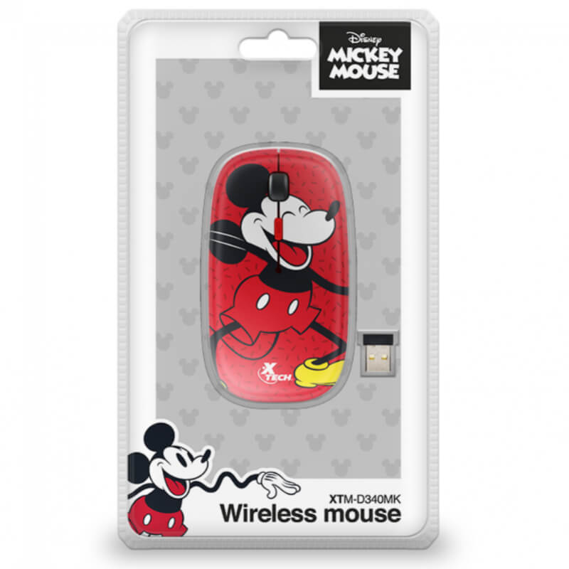 MOUSE XTECH DISNEY MICKEY MOUSE INALAMBRICO TMD340MK EDICION ESPECIAL