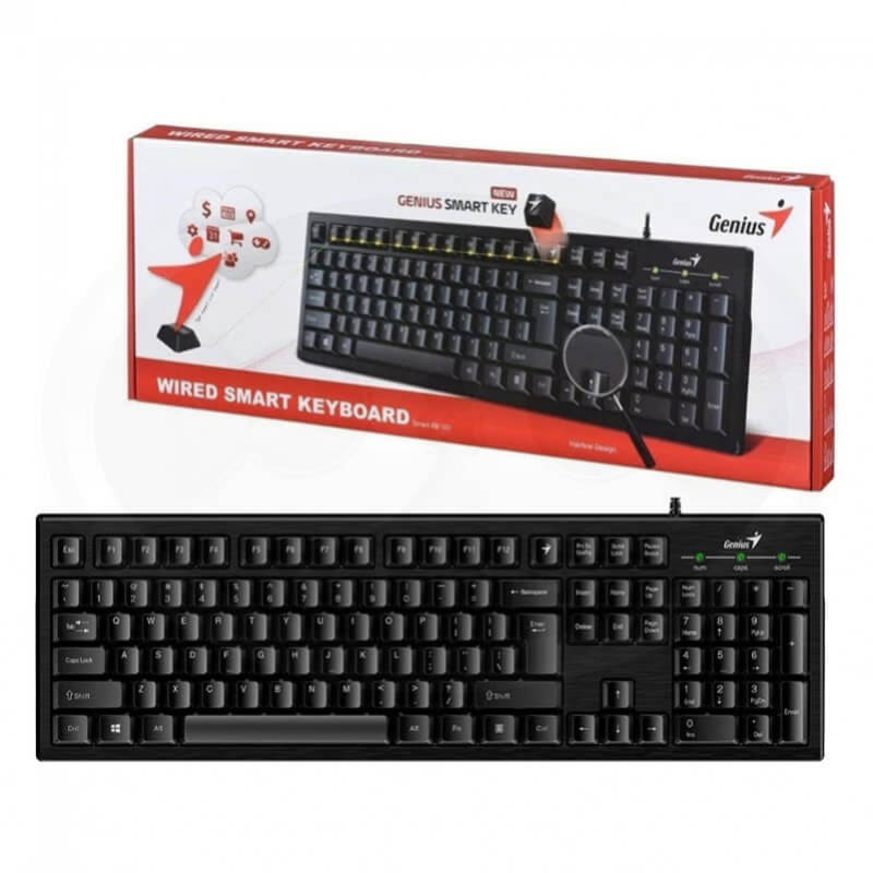 TECLADO GENIUS SMART KB-100 USB NEGRO