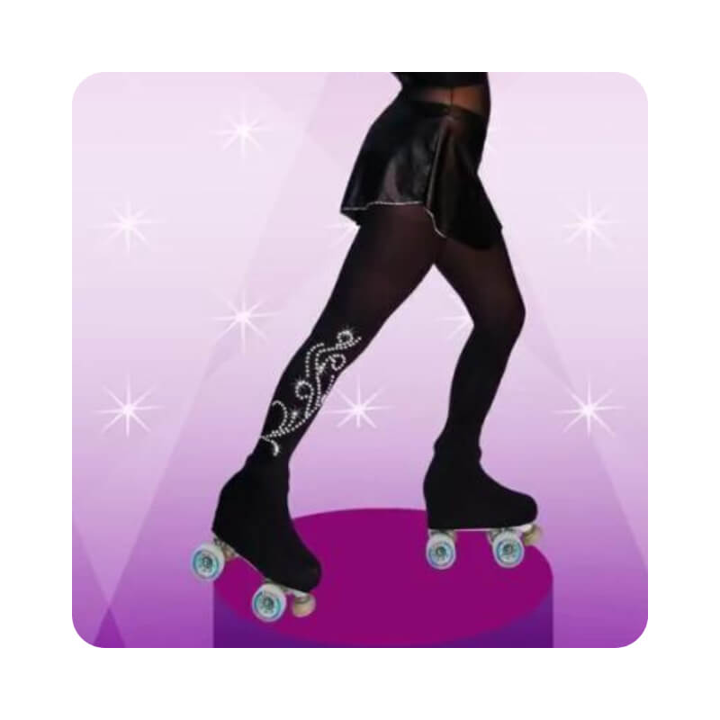 Medias Modellini panty cubre bota STRASS ARABESCO