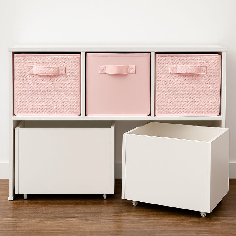 Juguetero Carritos + 3 Cajas Organizadoras