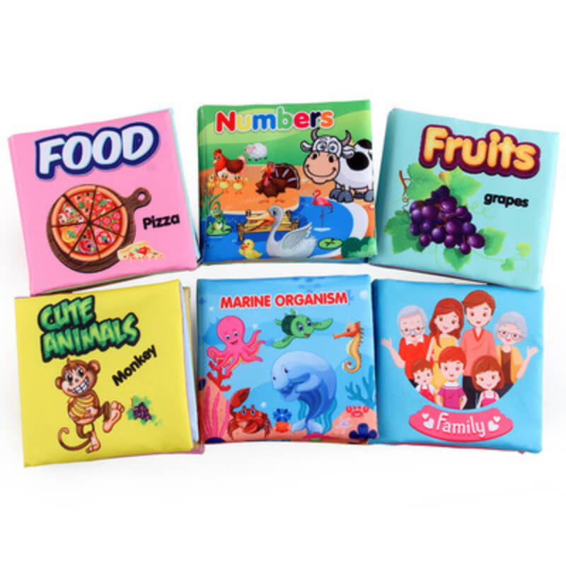 Set de 4 libros de tela