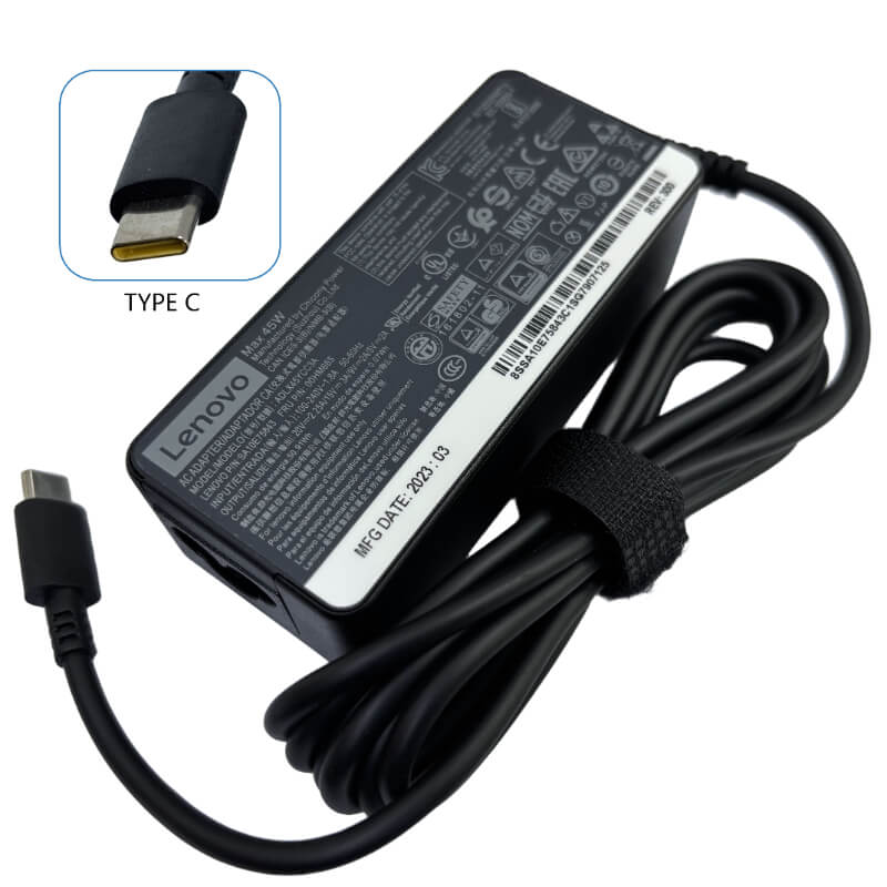 ADAPTADORES LENOVO 20V 2.25A TYPE C 45W