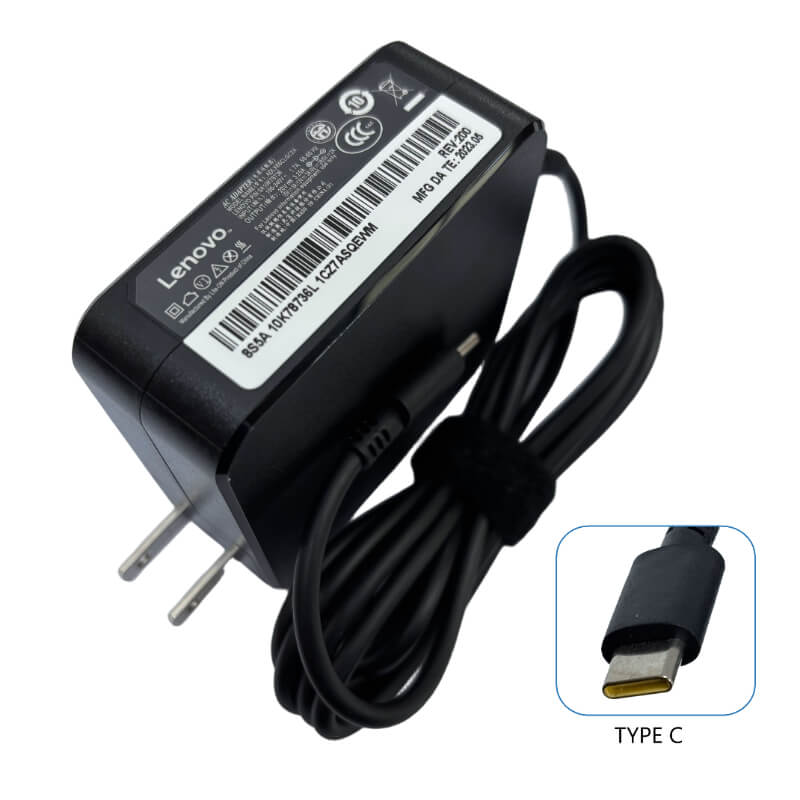 ADAPTADORES LENOVO 20V 3.25A TYPE C 65W
