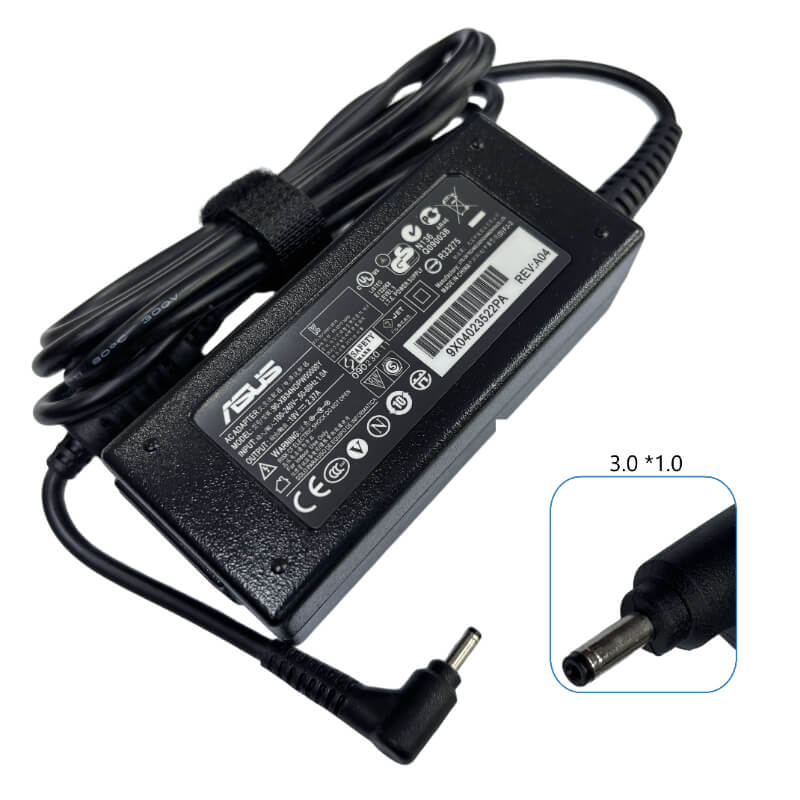 ADAPTADORES ASUS 19V 2.37A 3.0 *1.0 45W (PUNTA FINA)
